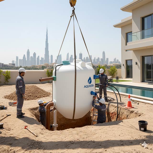 AQUVERA domestic greywater recycling unit